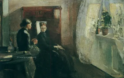 تابلو نقاشی شاهکار نقاش ادوارد مونک در سبک اکسپرسیونیسم