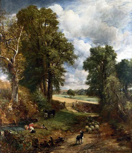 تصویر با کیفیت نقاشی جلگه آبندارا از جان کانستبل John Constable
