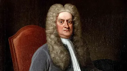 بکگراند رایگان و با کیفیت عکس آیزاک نیوتون ریاضی دان مشهور و محبوب انگلستانی