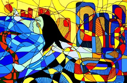 عکس نقاشی کوبیسم فصل مهمی در تاریخ هنر با میراث ماندگار