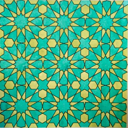 تصویر از الگو و طراحی اسلامی برای رنگی کردن شیشه های مساجد