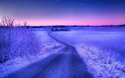 عکس استوک full HD با تم زمستانه مناسب چاپ تابلو دکوراتیو اتاق خواب 