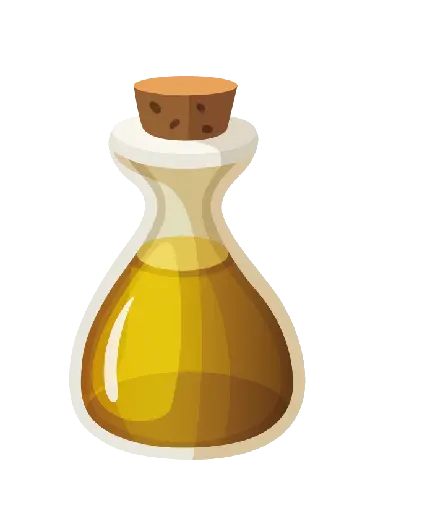 روغن زیتون کارتونی داخل بطری با درب چوب پنبه png