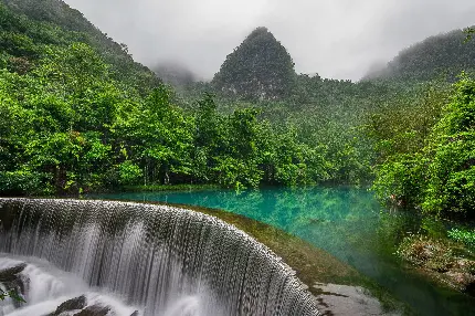 عکس زمینه از جاذبه گردشگری و طبیعت زیبای مغولستان