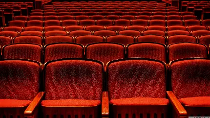 دانلود رایگان عکس از صندلی های خالی سالن تئاتر 