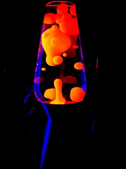 تصویر استوک چراغ گدازه ای یا Lava Lamp با کیفیت بالا 