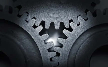والپیپر چرخ دنده های فلزی برای کارهای سینمایی
