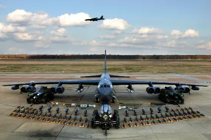 عکس هواپیما جنگنده بمب افکن طراحی شده توسط شرکت بوئینگ