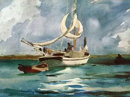 تابلو نقاشی اسلوپ برمودا 1899 اثر وینسلو هومر
