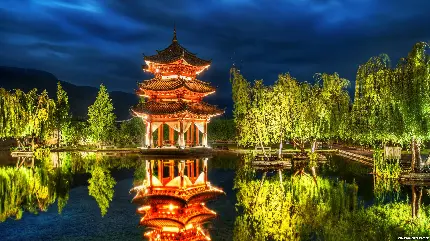 عکس رویایی و فوق العاده چشمگیر معماری سنتی چینی 