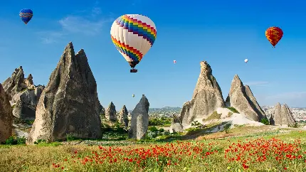 عکس از شگفت انگیزترین پروازهای بالونی جهان در طبیعت 