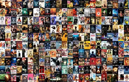 تصویر 230 پوستر سینمایی های معروف سراسر جهان در یک قاب 