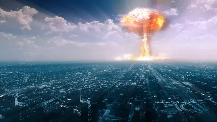 حیرت انگیز ترین عکس انفجار بمب هسته ای خارج از منطقه شهری