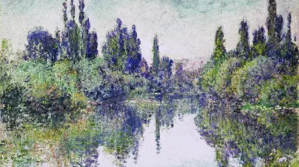 نقاشی monet_seine_near_giverny_1885 کلود مونه