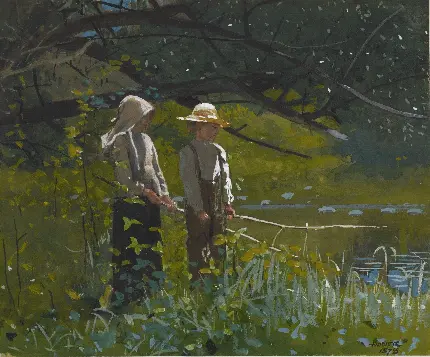 نقاشی ماهیگیری |  نقاشی های وینسلو هومر، نقاشی آمریکایی