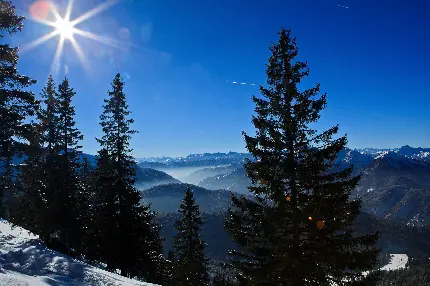 عکس خاص ترین منطقه گردشگری طبیعی جهان در فصل زمستان 