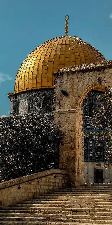 عکس زمینه از بنای معماری اسلامی برای صفحه گوشی