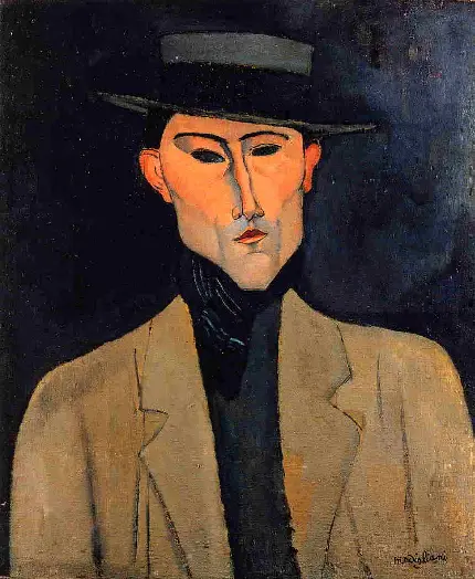 Retrato de Ambroise Vollard, 1910  اثر Amadeo Modigliani