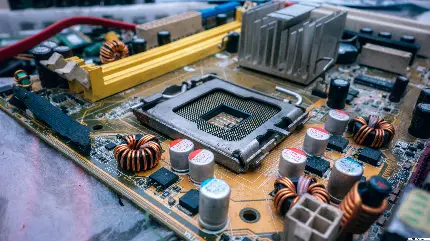 عکس قطعات الکترونیکی سخت افزار رایانه و کامپیوتر 