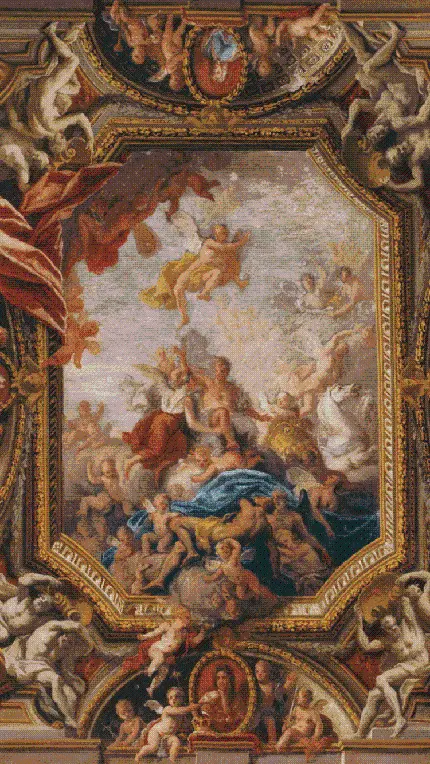 نقاشی ایتالیایی قلعه ورسای و کاخ ورسای فرانسه، ویل دو ورسای
