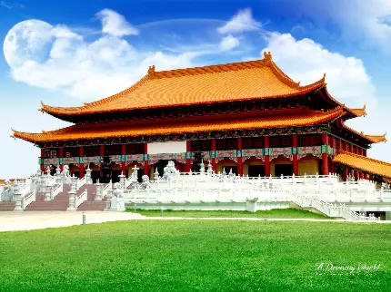 بک گراند قصر چینی یک شاهکار هنری با معماری منحصر به فرد 