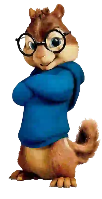 عکس سنجاب عینکی پسر در فیلم آلوین و سنجاب ها  Alvin and the chipmunks 