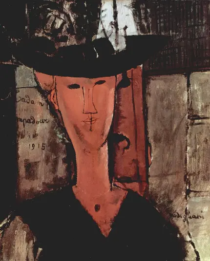نقاشی Amedeo Modiglianiبه نام Madame Pompadour tablosunu