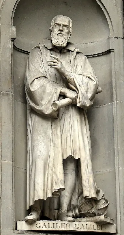 عکس جذاب و دیدنی مجسمه یادبود گالیلئو گالیله در ایتالیا 