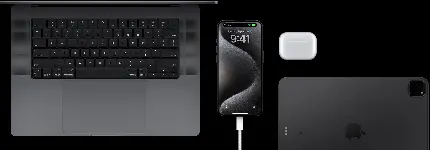اتصال گوشی به لپ تاپ توسط کابل گوشی به پورت USB