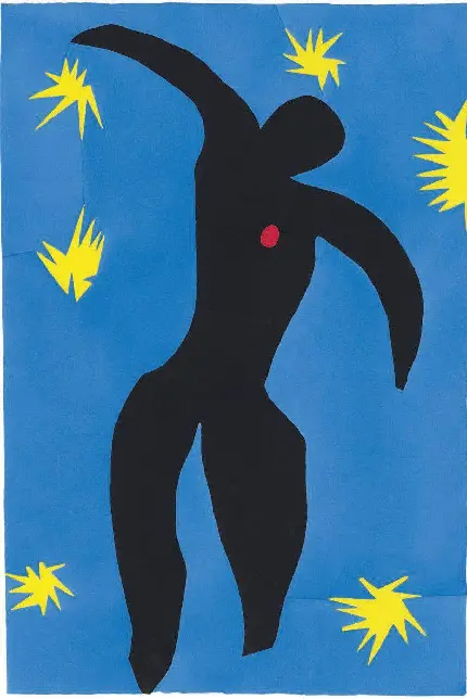 اثر هنری Icarus tapestry in 1944 از Henri Matisse 