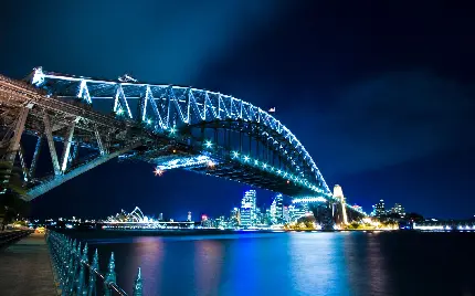 عکس پل بندرگاه سیدنی از شاهکارهای مهندسی و معماری جهان