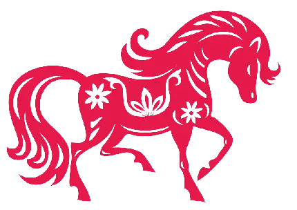 دانلود رایگان تصویر دور بریده شده اسب قرمز با فرمت PNG مناسب طراحی لوگو 
