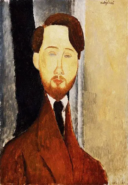 Portrait of Leopold Zborowski 1919 اثر Amedeo Modigliani