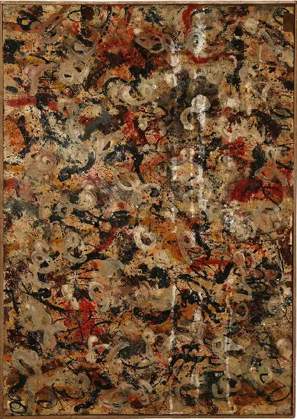 نقاشی آبسترکت جکسون پولاک 1912-1956 نقاش جنبش اکسپرسیونیستی انتزاعی