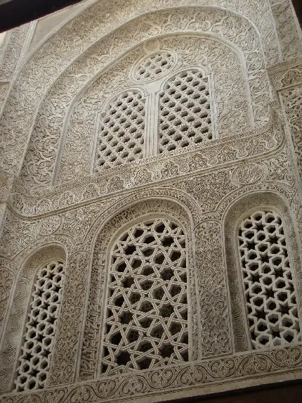 عکس از دیوار های معماری اسلامی با طراحی بسیار حرفه ای
