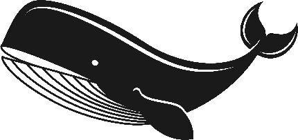دانلود عکس دوربریده شده نهنگ با فرمت PNG بدون زمینه 