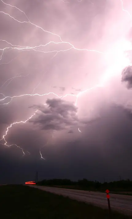 عکس رعد و برق وحشتناک