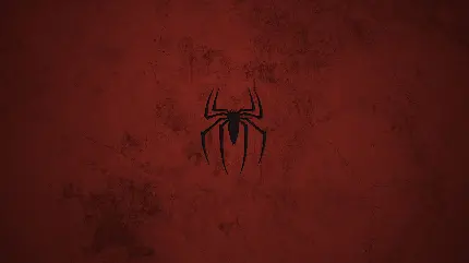 تصویر فول اچ دی آرم مرد عنکبوتی  با بکگراند قرمز 