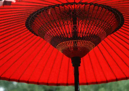 والپیپر FULL HD از چتر‌ ژاپنی نماد فرهنگی و هنری کشور ژاپن 