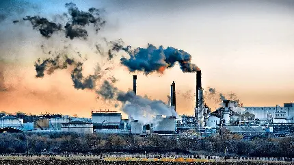 دانلود عکس درمورد آلودگی هوا توسط کارخانه های بزرگ