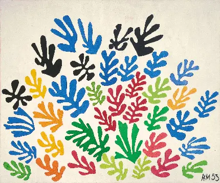 اثر The Cut-Outs 1954 از Henri Matisse Fine Art Modern