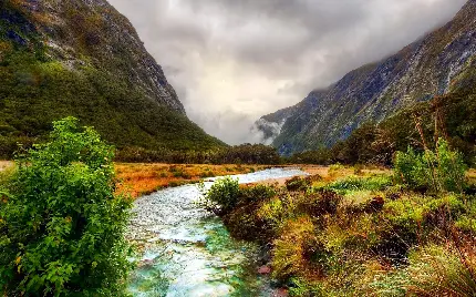 تصویر زمینه بسیار زیبا از طبیعت ناب و سحرآمیز نیوزیلند