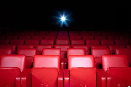 دانلود رایگان عکس صندلی های قرمز سالن تئاتر