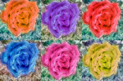 دانلود عکس زمینه و پروفایل با طرح های خاص گل های رز با رنگ های مختلف 