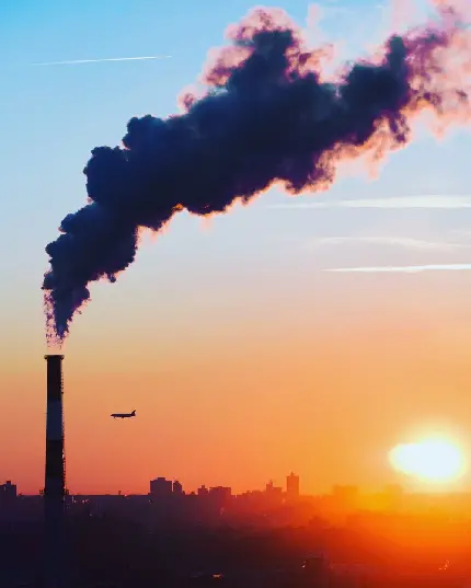 تصویر آلودگی هوا یک مسئله جدی در جهان مدرن و پیشرفته