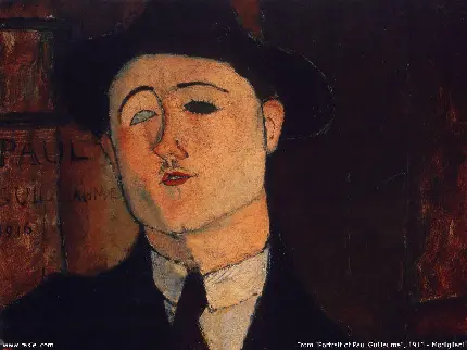 اثر Amedeo Modigliani به نام Portrait de Paul Guillaume 1916