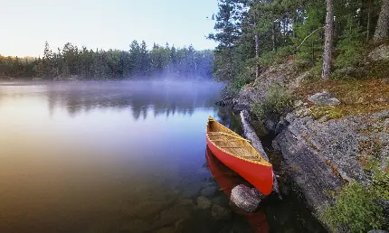 عکس با بهترین زاویه از پارک استانی آلگونکوین در کانادا