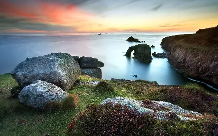 Wallpaper با چشم انداز خیال انگیز از طبیعت برای دسکتاپ 