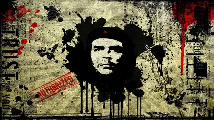 عکس شخصیت اصلی انقلاب کوبا به نام ارنستو چه‌ گوارا