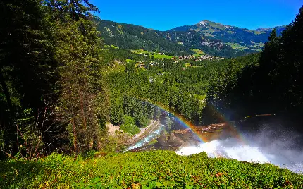 زیباترین عکس از آبشارهای کریمل از جاذبه های طبیعی اتریش